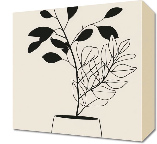 Obraz 30x30cm Prostota Doniczki zdjęcie 1