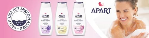 Apart Żel pod Prysznic Damski Vegan 96% Skł Pochodzenia Naturalnego 5x500ml na Arena.pl