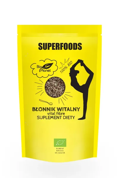 BŁonnik Witalny BIO 150 g - BIO Planet zdjęcie 1