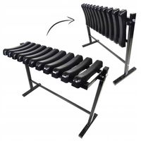 ŁAWKA ŁAWECZKA CMENTARNA NA CMENTARZ SKŁADANA 72 cm PRZYKRĘCANA + GRATIS