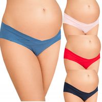 Majtki ciążowe pod brzuch ukośne L/XL WIELOPAK