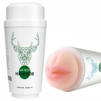 Masturbator męski dyskretna tuba realistyczne usta Air Tech Handjob Green