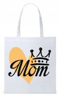 Dla Mamy Mamusi Prezent Torba Eco Biała Shopper Z Nadrukiem Ze Zdjęciem