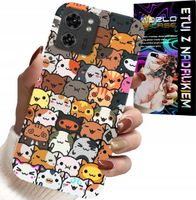 ETUI DO MOTOROLA EDGE 40 - PLECKI W SŁODKIE KOTKI, KOTY, OBUDOWA