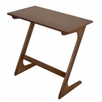 Stolik kawowy Costway prostokątny 40 x 75 x 70cm odcienie brązu
