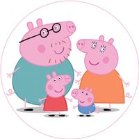 Opłatek na tort Urodziny Świnka Peppa Postać Okazjonalny Tekst