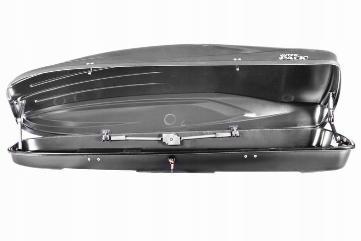 BOX DACHOWY INTER PACK STELLA 480 KEVLAR CZARNY FLEXI FIT do każdej belki zdjęcie 12