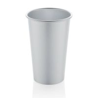 Lekki kubek podróżny 450 ml Alo, aluminium z recyklingu
