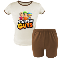 Krótka Piżama dziecięca Stumble Guys