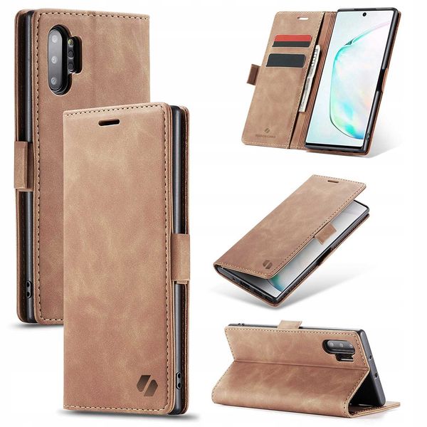 Spacecase Wallet Galaxy Note 10+ Light Brown zdjęcie 11