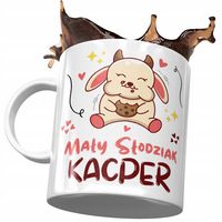 Kubek Dla Kacpra Syna Na Dzień Dziecka Prezent Z Nadrukiem Ze Zdjęciem