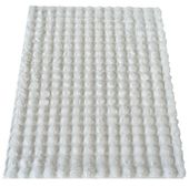 Dywan MERLIN 3D White 120 x 170 cm biały