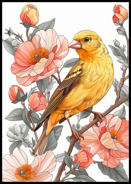 Plakat 59,4x84,1cm Wiosenny Śpiewaczek zdjęcie 2