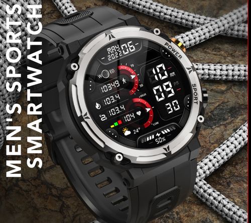 smartwatch męski rubicon rncf25-1 black na Arena.pl
