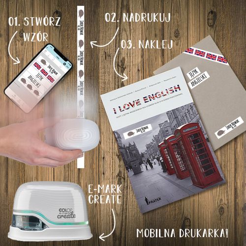 Etykiety z folii Biała połysk TASIEMKA PP do Colop E-mark 14mm, 8 metrów na Arena.pl