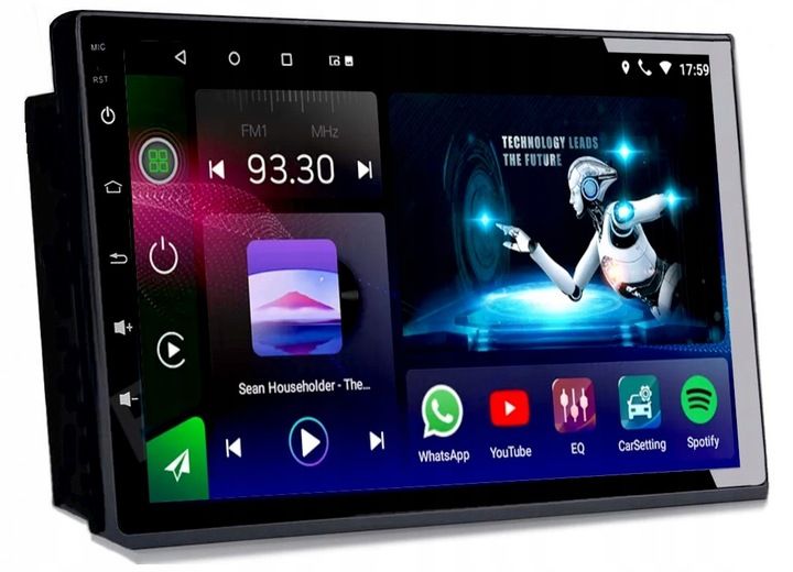 RADIO GPS 2DIN ANDROID AUTO 11 WiFI BT RDS CARPLAY zdjęcie 1