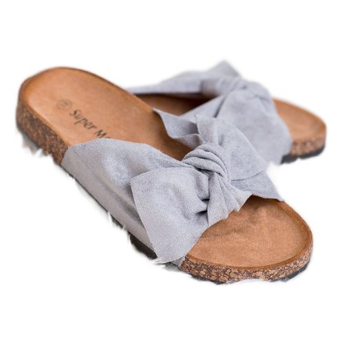 Modne Szare Klapki r.38 na Arena.pl