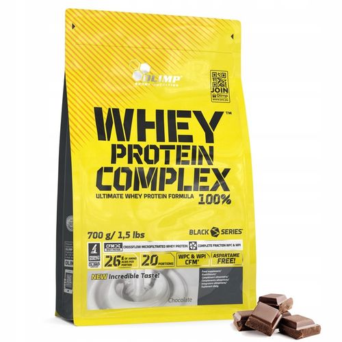 OLIMP WHEY PROTEIN COMPLEX 700g BIAŁKO SERWATKOWE ODŻYWKA BIAŁKOWA WPC na Arena.pl