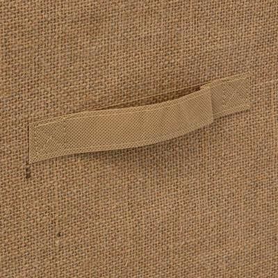 Pudełko do regału 31x31cm jutowe zdjęcie 3