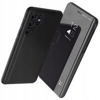 etui clear view case do samsung s24 ultra z klapką - czarne