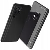 etui clear view case do samsung s24 ultra z klapką - czarne