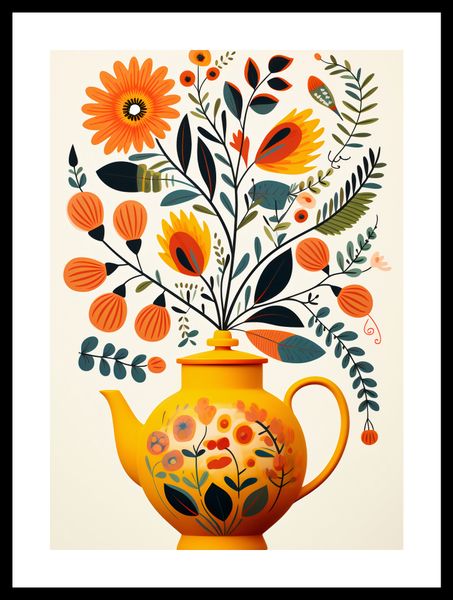 Plakat 29,7x42cm Bujna Herbata zdjęcie 3