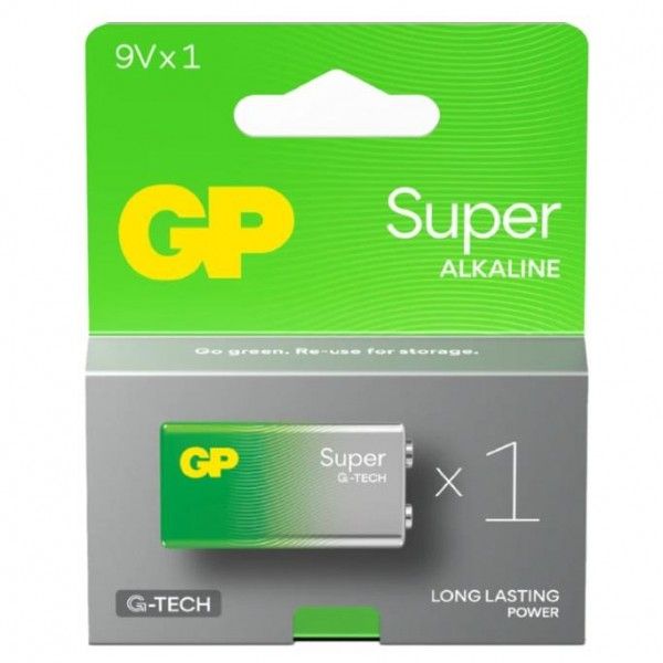 bateria super alkaline 9.0v - gp1604a-u1 zdjęcie 1