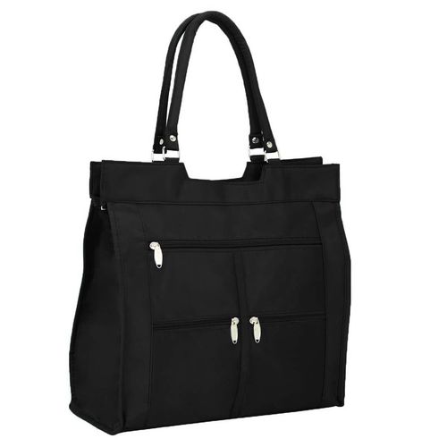 torba zakupowa z microfibry sanchez casual - czarna na Arena.pl