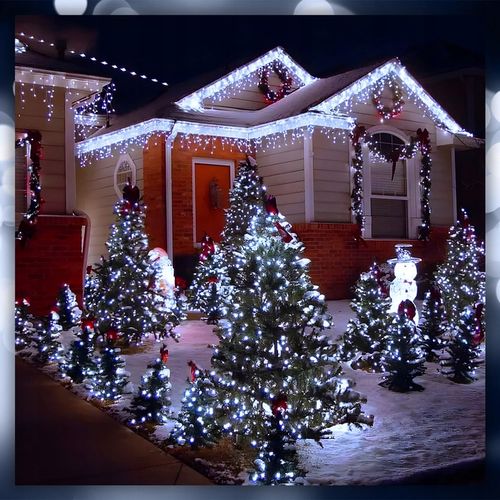 SOPLE LAMPKI CHOINKOWE ZIMNE 300 LED 14,5 M GRUBY KABEL FLASH ZEWNĘTRZNE na Arena.pl