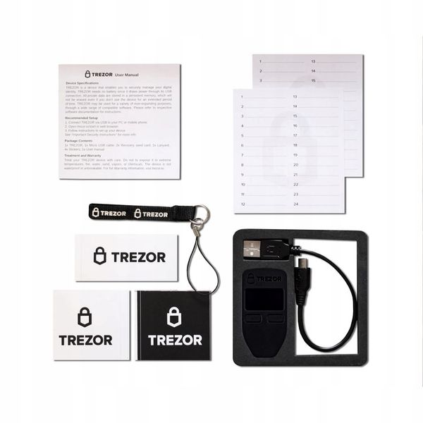 Portfel do kryptowalut Trezor One czarny zdjęcie 5