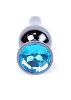 biżuteria analna stalowa mylove toys jasnoniebieska 9.5 cm