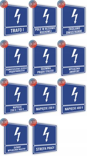 Tabliczka informacyjna Wyłącznik nadruk 20x15 cm dużo wzorów na Arena.pl