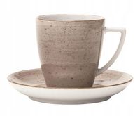 FILIŻANKA SPODEK LUBIANA BEATA 6630T BEŻ BRĄZ 200