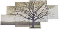Zestaw 8 obrazków z drzewem 40x80 cm