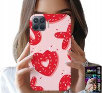 ETUI DO OPPO RENO 4 LITE - KOBIECE, MODNE WZORY XOXO SERCE + SZKŁO