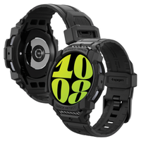 spigen rugged armor pro samsung galaxy watch 7 (40 mm) matte black