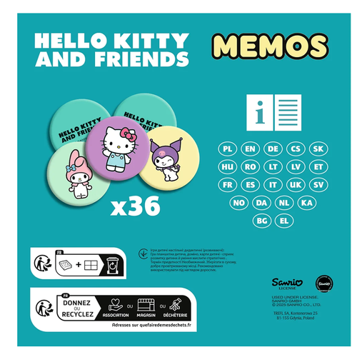 Gra dla dzieci Memos Hello Kitty Trefl 02898 na Arena.pl