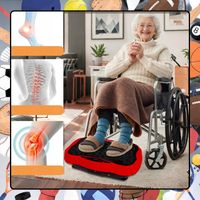 PLATFORMA WIBRACYJNA WIBRUJĄCA TRENINGOWA MASUJĄCA TRENING CIAŁA MAX 150KG