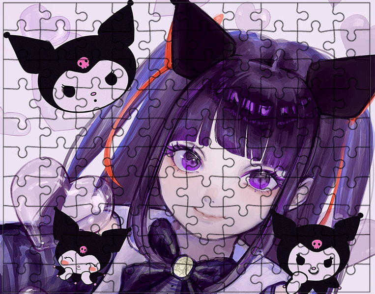 Puzzle tradycyjne Kuromi zdjęcie 1