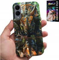 ETUI DO SAMSUNG GALAXY S25 EDGE - DINO DINOZAUR TRICERATOPSEM FUTERAŁ