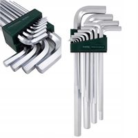 Rockforce Klucze Imbusy Ampule 2-19 mm EXTRA Długie 13 elem. Zestaw