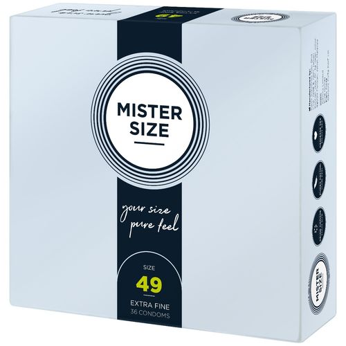 49 mm condoms 36 pieces mister.size na Arena.pl