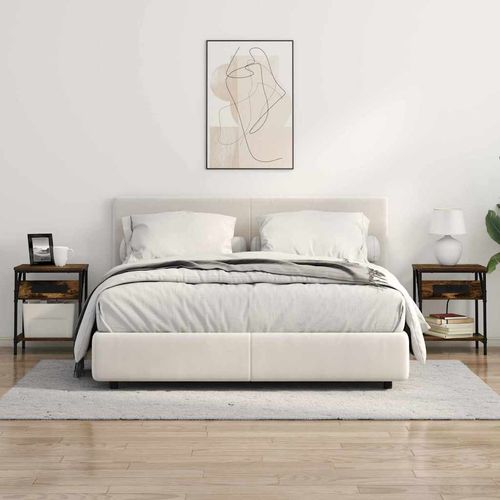 Stolik nocny 2 pcs Wędzony dąb 38 x 30 x 48 cm na Arena.pl