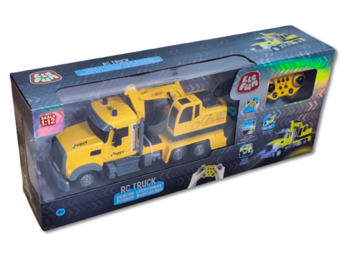 Zdalnie sterowana Ciężarówka - Pojazd budowlany - Koparka 2,4GHz na Arena.pl