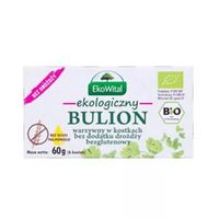 EKOWITAL Bulion warzywny w kostkach bez drożdży BEZGL. BIO 60 g