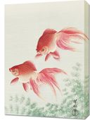 Obraz 50x70cm Two Veil Goldfish, Koson Japoński Vintage do Salonu