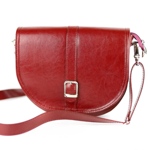 503 Torebka kopytko wiśnia KEMER zdjęcie 1