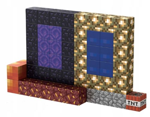 KLOCKI MAGNETYCZNE KOSTKI 3D 2x2 Budowlane Sześciany Zestaw 58 el. na Arena.pl