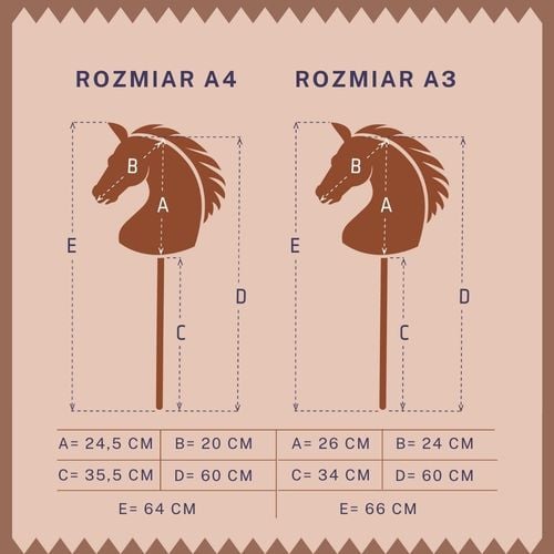 Hobby Horse A3 beżowy na Arena.pl
