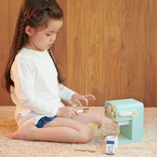 ZABAWKOWY  DREWNIANY EKSPRES DO KAWY ZESTAW DLA DZIECI na Arena.pl